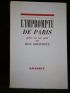 GIRAUDOUX : L'impromptu de Paris - First edition - Edition-Originale.com