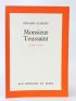 GLISSANT : Monsieur Toussaint - Libro autografato, Prima edizione - Edition-Originale.com