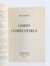 GOFFIN : Corps combustible - Signed book, First edition - Edition-Originale.com