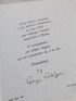 GOLDFAYN : Rien ne va plus - Signed book, First edition - Edition-Originale.com