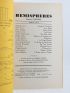 GOLL : Hémisphères - Revue franco-américaine de poésie. French American quarterly of Poetry. Collection complète du N°1 au N°6 - Erste Ausgabe - Edition-Originale.com