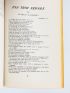 GOLL : Hémisphères - Revue franco-américaine de poésie. French American quarterly of Poetry. Collection complète du N°1 au N°6 - Edition Originale - Edition-Originale.com