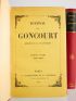 GONCOURT : Journal des Goncourt - Mémoires de la vie littéraire - Libro autografato, Prima edizione - Edition-Originale.com