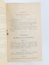 GRAND ORIENT DE FRANCE : Règlement particulier de la R.L. La Persévérance - Or. [dre] de Saumur - First edition - Edition-Originale.com