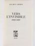 GREEN : Journal - Vers l'invisible 1958-1967 - Prima edizione - Edition-Originale.com