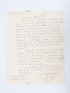 GROMAIRE : Belle lettre autographe datée et signée à propos de la guerre : 