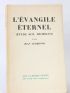 GUEHENNO : L'évangile éternel - First edition - Edition-Originale.com