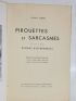 GUIERRE : Pirouettes et sarcasmes suivis de poèmes excentriques - Autographe, Edition Originale - Edition-Originale.com