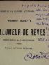 GUIETTE : L'allumeur de rêves - Signed book, First edition - Edition-Originale.com