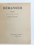 GUITRY : Béranger - Erste Ausgabe - Edition-Originale.com