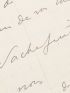 GUITRY : Lettre autographe signée à Alfred Athis évoquant son séjour à Biarritz : 