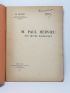 GUYOT : M. Paul Hervieu son oeuvre dramatique - Signed book, First edition - Edition-Originale.com