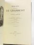 HAMILTON : Mémoires du comte de Grammont - Edition-Originale.com