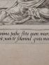 Beati Qui Lugent, Quoniam Ipsi Consolabuntur. (Matt. 5.4). Gravure originale du XVIIe siècle - Erste Ausgabe - Edition-Originale.com