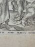 Et dimitte nobis debita nostra sicut et nos dimitimus debitoribus nostris. (Matt. 6.12.). Gravure originale du XVIIe siècle - Prima edizione - Edition-Originale.com