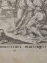 Et dimitte nobis debita nostra sicut et nos dimitimus debitoribus nostris. (Matt. 6.12.). Gravure originale du XVIIe siècle - Edition Originale - Edition-Originale.com