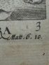 Fiat voluntas tua sicut in celo et in terra. (Matt. 6.10.). Gravure originale du XVIIe siècle - First edition - Edition-Originale.com