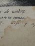 Paulus acerba fremens miseris fera bella ciere Judaica feritate parat, sed corpore lapsus Post, maiora videt legisque excitus ab umbra Sub qua cecus erat, regiones lucet in omnes.  (Ac. Cap.9.3.) Gravure originale du XVIIe siècle - Erste Ausgabe - Edition-Originale.com