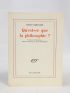 HEIDEGGER : Qu'est-ce que la philosophie ? - Signed book, First edition - Edition-Originale.com