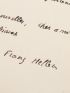 HELLENS : Lettre autographe datée et signée à André Malraux : 