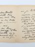 HENNER : Lettre autographe signée adressée à son ami l'influent critique d'art Emile Durand-Gréville : 