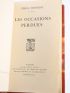 HENRIOT : Les Occasions perdues - Signed book, First edition - Edition-Originale.com