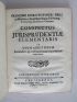 HERZ : Conspectus jurisprudentiae elementaris in usum auditorum - First edition - Edition-Originale.com