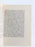 HOFMANNSTHAL : Lettres du Voyageur à son Retour précédé de La lettre de Lord Chandos - Erste Ausgabe - Edition-Originale.com