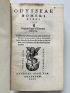 HOMERE : Odysseae Homeri libri XXIII. Raphaele Regio Volaterrano interprete [Ensemble] Quinti Calabri de relictorum ab Homero libri quatuordecim. Iodoco Valareo interprete - Edition Originale - Edition-Originale.com