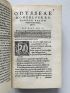 HOMERE : Odysseae Homeri libri XXIII. Raphaele Regio Volaterrano interprete [Ensemble] Quinti Calabri de relictorum ab Homero libri quatuordecim. Iodoco Valareo interprete - Erste Ausgabe - Edition-Originale.com