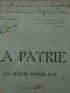 HOSATTE : La patrie. Les devoirs envers elle - Signed book, First edition - Edition-Originale.com