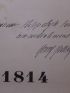 HOUSSAYE : 1814 - Autographe, Edition Originale - Edition-Originale.com