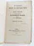 HUARD : De l'injustice dans la révolution et de l'ordre dans l'église. Principes généraux de philosophie pratique, réfutation de P.J. Proudhon - First edition - Edition-Originale.com