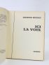 HUGNET : Ici la voix - Signed book, First edition - Edition-Originale.com