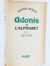 HUXLEY : Adonis et l'Alphabet - First edition - Edition-Originale.com