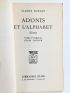 HUXLEY : Adonis et l'Alphabet - Erste Ausgabe - Edition-Originale.com