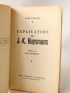 HUYSMANS : Explication de J.K. Huysmans - Libro autografato, Prima edizione - Edition-Originale.com