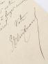 HUYSMANS : Lettre autographe signée « c'est l'invasion hollando-belge venue pour l'exposition […] Je cours à la recherche de chambres d'hôtels pour ces barbares aux toisons jaunes » - Signed book - Edition-Originale.com