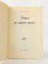 IONESCO : Notes et contre-notes - Signed book, First edition - Edition-Originale.com