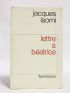 ISORNI : Lettre à Béatrice - Signed book, First edition - Edition-Originale.com