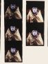 JACKSON : Photographie originale unique de 10 portraits de Michael Jackson à la cape d'or brodée. - Signed book, First edition - Edition-Originale.com