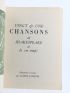 JACQUES : Vingt et Une Chansons de Shakespeare & de son temps - Prima edizione - Edition-Originale.com