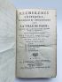 JAILLOT : Recherches critiques, historiques et topographiques sur la ville de Paris, depuis ses commencemens connus jusqu'à present ; avec le plan de chaque quartier - Prima edizione - Edition-Originale.com