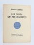 JAMMES : Les Nuits qui me chantent - Signiert, Erste Ausgabe - Edition-Originale.com