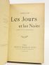 JARRY : Les jours et les nuits - Signed book, First edition - Edition-Originale.com