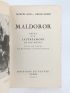 JEAN : Maldoror - Essai sur Lautréamont et son oeuvre suivi de notes et pièces justificatives - First edition - Edition-Originale.com