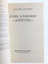 JEANNEREY : Echec à Panurge. L'Audiovisuel public au Service de la Différence - Signed book, First edition - Edition-Originale.com
