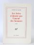 JELINEK : Les bêtes n'aiment pas l'amour des hommes - Prima edizione - Edition-Originale.com