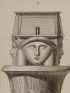 DESCRIPTION DE L'EGYPTE.  Détails du chapiteau du temple de l'ouest. (ANTIQUITES, volume I, planche 21) - First edition - Edition-Originale.com