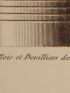 DESCRIPTION DE L'EGYPTE.  Détails du chapiteau du temple de l'ouest. (ANTIQUITES, volume I, planche 21) - Prima edizione - Edition-Originale.com